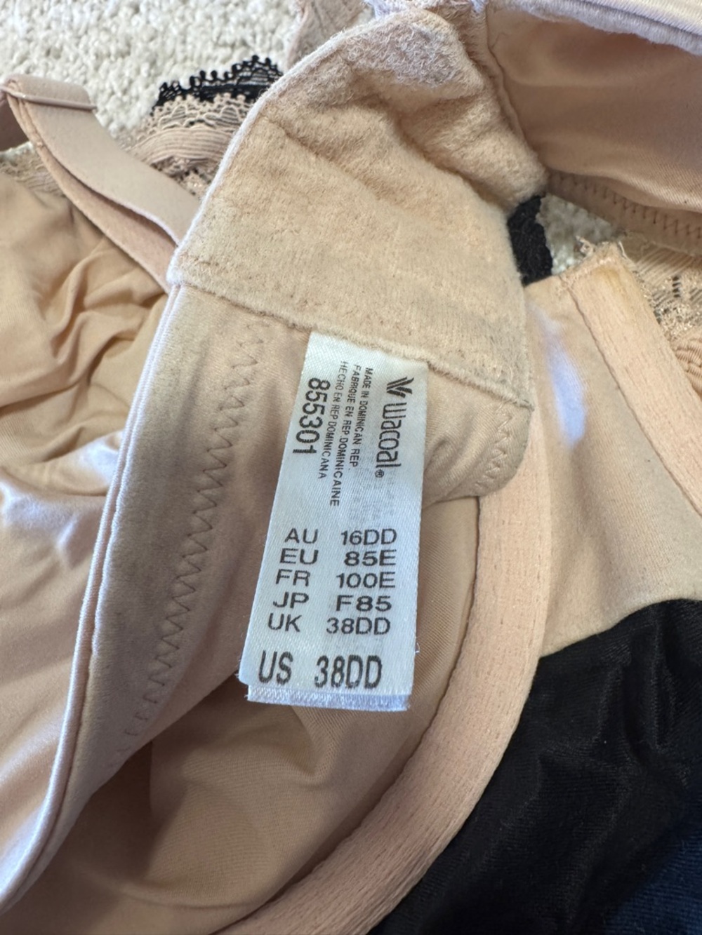 Wacoal Softly Styled Unlined Underwire Bras - BLUE AVAILABLE - Picture 4 of 4